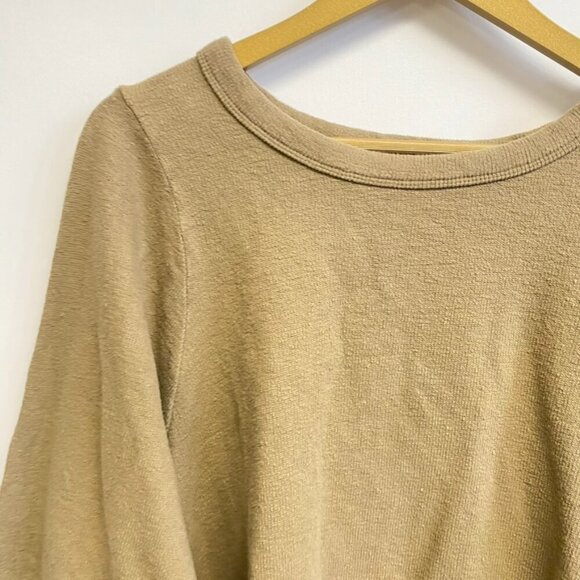 Madewell Shoulder Button Elbow Patch Top - Picture 4 of 15